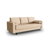 Aspen 3-Sitzer Sofa mit Schlaffunktion und Stauraum, aus Strukturierter Stoff in Beige (Melva 06), 225x100x96 cm von Cosmopolitan Design – Bild 2