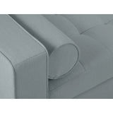 Aspen 3-Sitzer Sofa mit Schlaffunktion und Stauraum, aus Strukturierter Stoff in Blau (Melva 72), 225x100x96 cm von Cosmopolitan Design – Bild 7