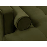 Aspen 4-Sitzer Ecksofa, Linke Seite, aus Samt in Grün (Salvador 8), 236x170x90 cm von Cosmopolitan Design – Bild 5