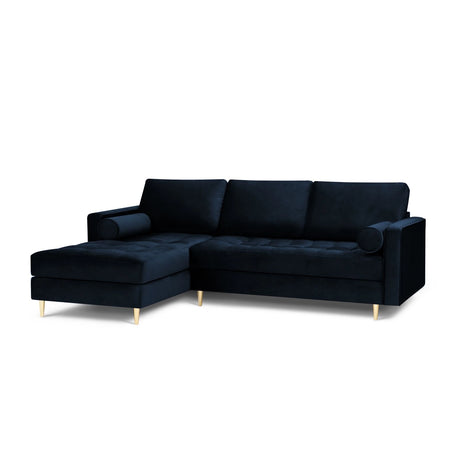 Aspen 4-Sitzer Ecksofa, Linke Seite, aus Samt oder Strukturstoff, 236x170x90 cm von Cosmopolitan Design – Bild 2