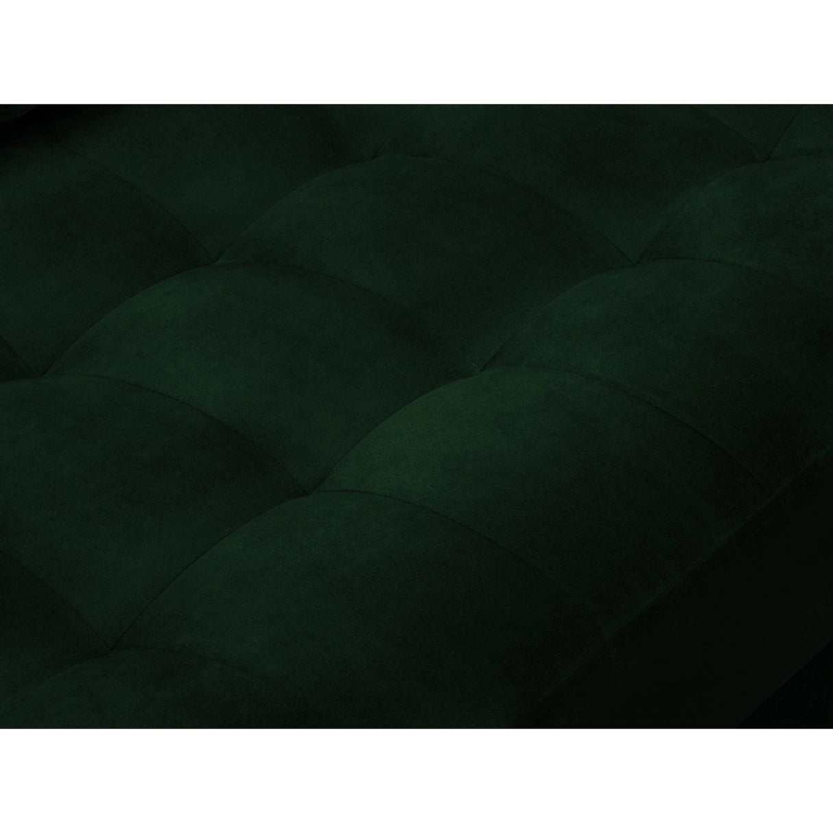 Aspen 4-Sitzer Ecksofa, Rechte Seite, aus Samt in Flaschengrün (Salvador 7), 236x170x90 cm von Cosmopolitan Design – Bild 6