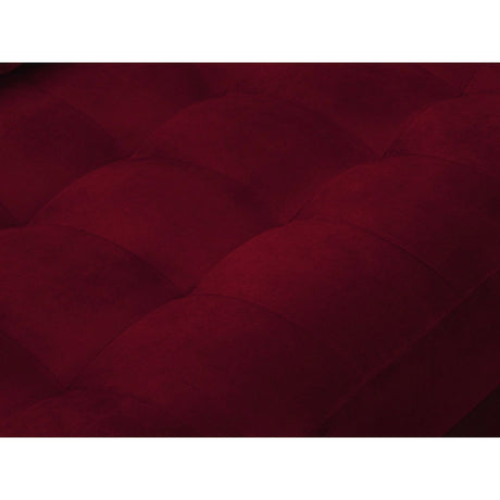 Aspen 4-Sitzer Ecksofa, Rechte Seite, aus Samt in Rot (Salvador 13), 236x170x90 cm von Cosmopolitan Design – Bild 6