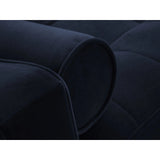 Aspen 5-Sitzer Ecksofa mit Schlaffunktion und Stauraum, Linke Seite, aus Samt in Königsblau (Salvador 5), 240x175x96 cm von Cosmopolitan Design – Bild 6