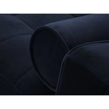 Aspen 5-Sitzer Ecksofa mit Schlaffunktion und Stauraum, Rechte Seite, aus Samt in Königsblau (Salvador 5), 240x175x96 cm von Cosmopolitan Design – Bild 6