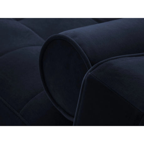 Aspen 5-Sitzer Ecksofa mit Schlaffunktion und Stauraum, Rechte Seite, aus Samt in Königsblau (Salvador 5), 240x175x96 cm von Cosmopolitan Design – Bild 6