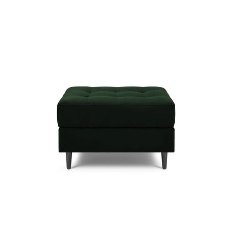 Aspen Pouf aus Samt in Flaschengrün (Salvador 7), 60x70x46 cm von Cosmopolitan Design – Bild 2