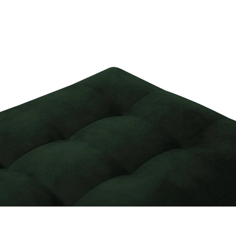 Aspen Pouf aus Samt in Flaschengrün (Salvador 7), 60x70x46 cm von Cosmopolitan Design – Bild 3