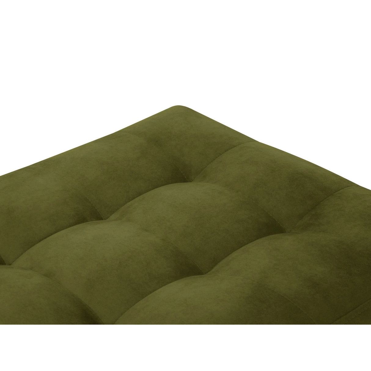 Aspen Pouf aus Samt in Grün (Salvador 8), 60x70x46 cm von Cosmopolitan Design – Bild 3