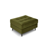 Aspen Pouf aus Samt in Grün (Salvador 8), 60x70x46 cm von Cosmopolitan Design – Bild 1