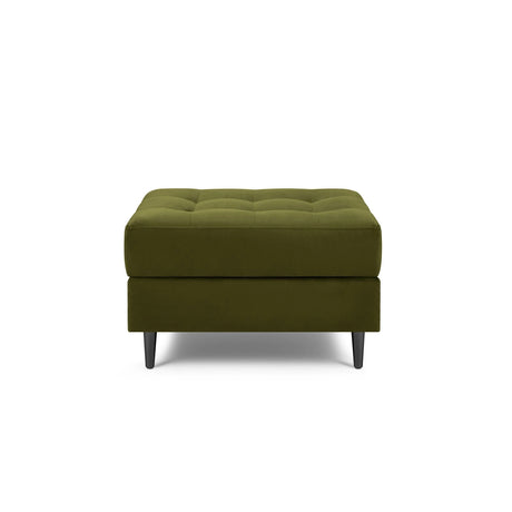 Aspen Pouf aus Samt in Grün (Salvador 8), 60x70x46 cm von Cosmopolitan Design – Bild 2