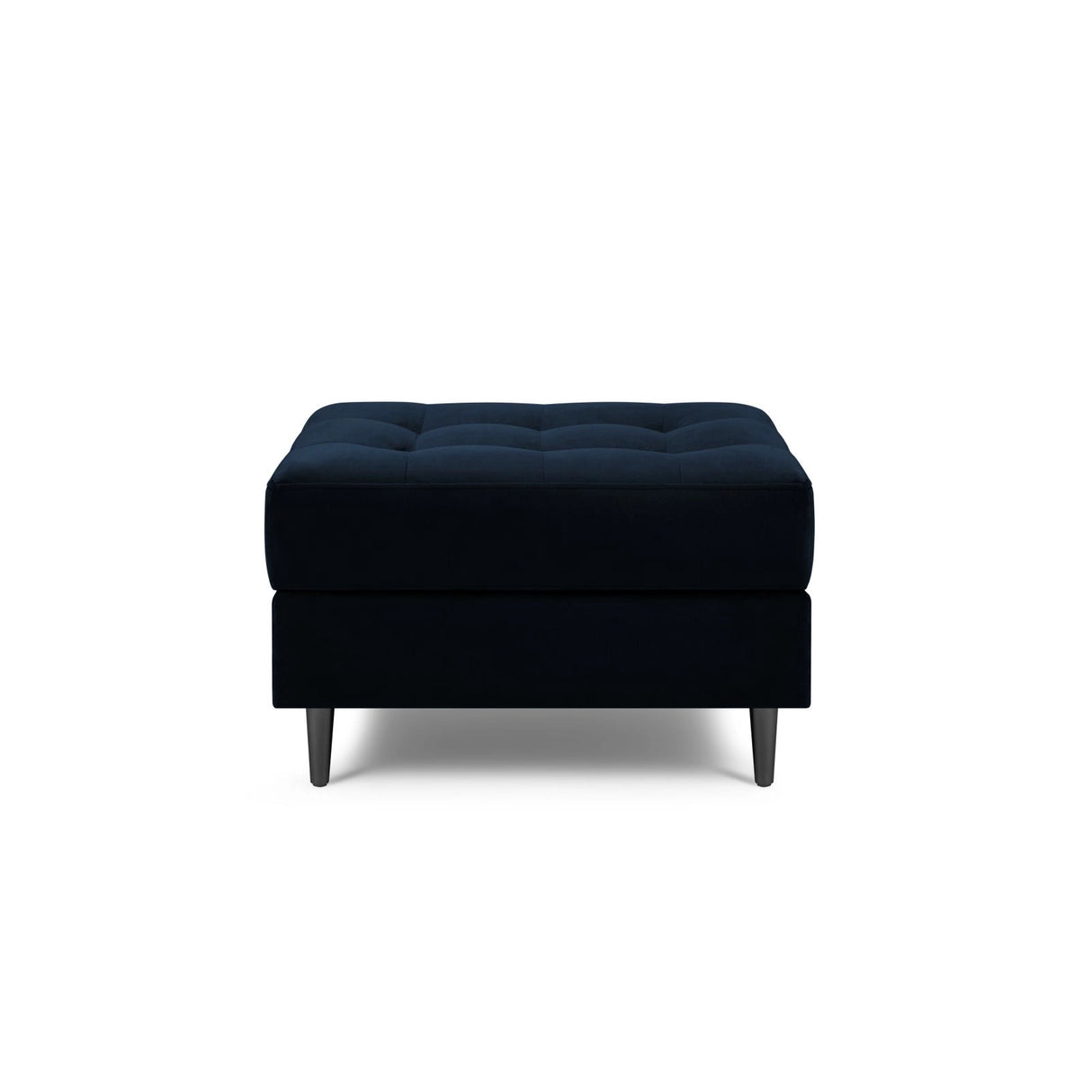 Aspen Pouf aus Samt in Königsblau (Salvador 5), 60x70x46 cm von Cosmopolitan Design – Bild 2