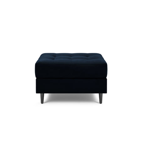 Aspen Pouf aus Samt in Königsblau (Salvador 5), 60x70x46 cm von Cosmopolitan Design – Bild 2