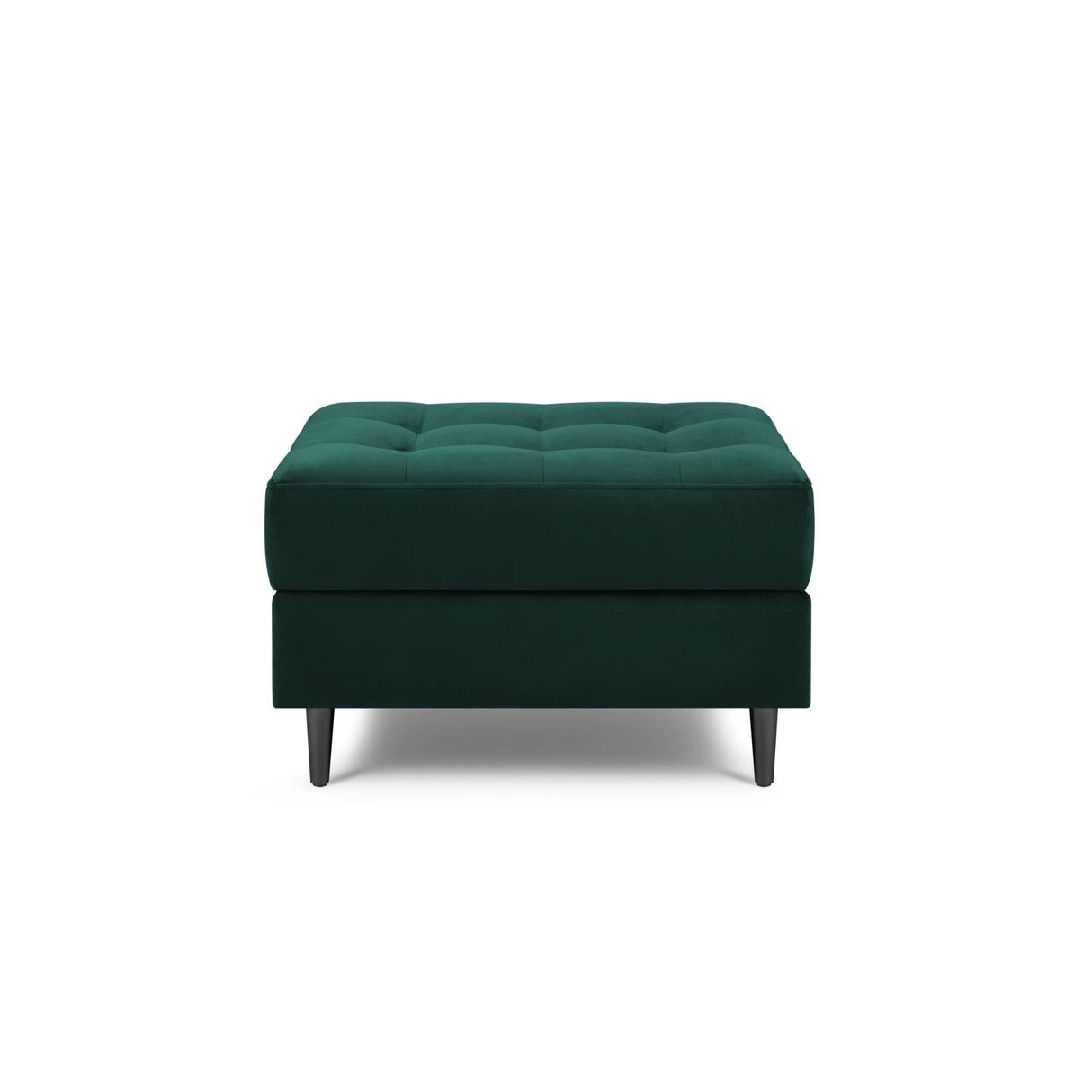 Aspen Pouf aus Samt in Petrol (Salvador 6), 60x70x46 cm von Cosmopolitan Design – Bild 2