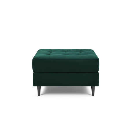 Aspen Pouf aus Samt in Petrol (Salvador 6), 60x70x46 cm von Cosmopolitan Design – Bild 2