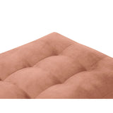 Aspen Pouf aus Samt in Rosa (Salvador 11), 60x70x46 cm von Cosmopolitan Design – Bild 3