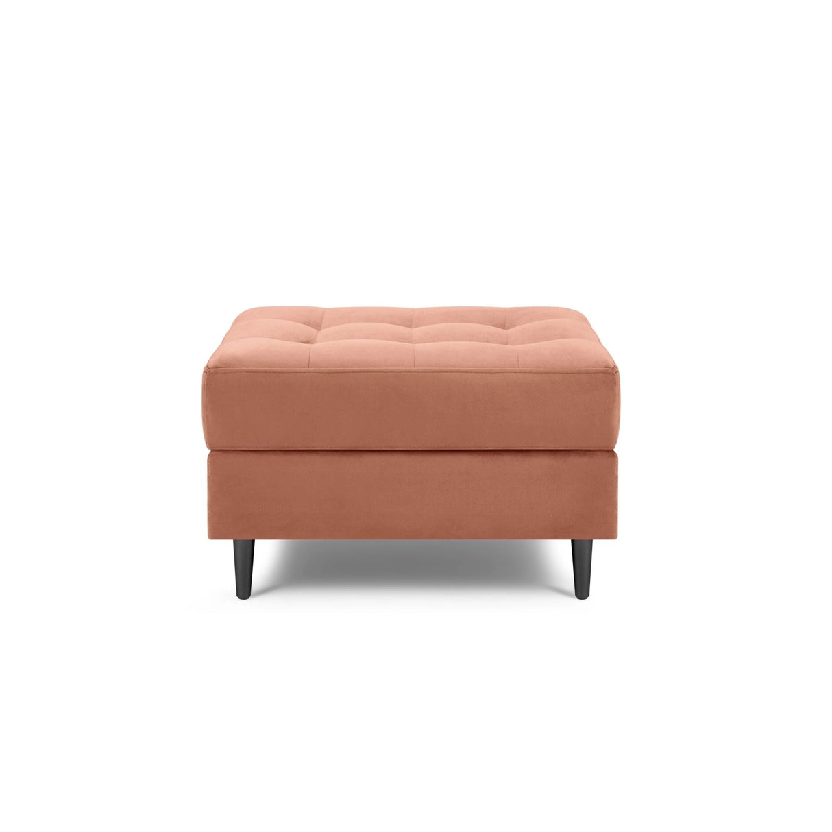 Aspen Pouf aus Samt in Rosa (Salvador 11), 60x70x46 cm von Cosmopolitan Design – Bild 2