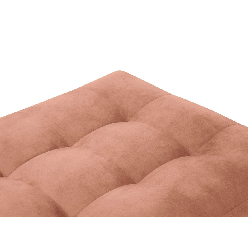 Aspen Pouf aus Samt in Rosa (Salvador 11), 60x70x46 cm von Cosmopolitan Design – Bild 3