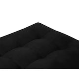 Aspen Pouf aus Samt in Schwarz (Salvador 19), 60x70x46 cm von Cosmopolitan Design – Bild 3