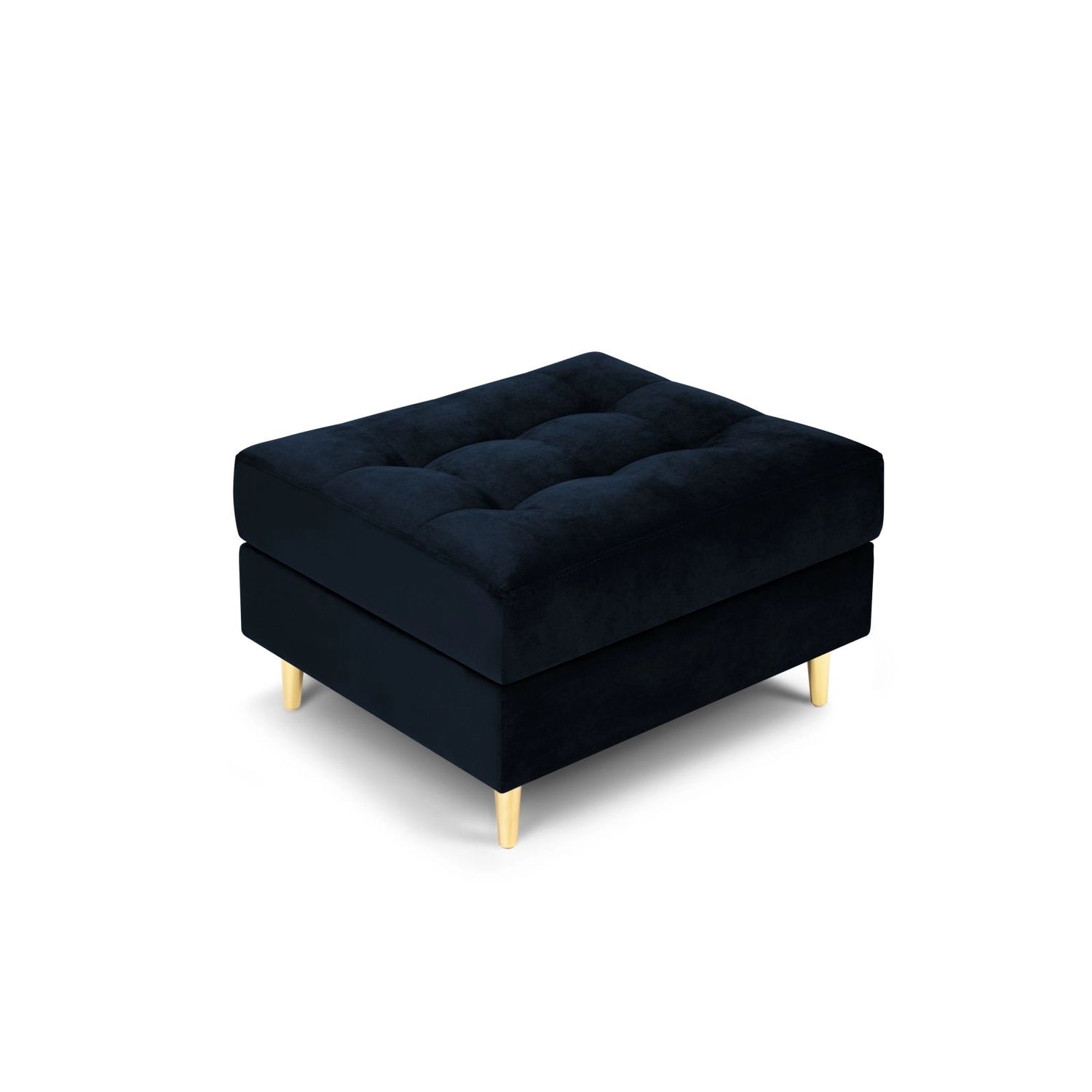 Aspen Pouf aus Samt oder Strukturstoff, 60x70x46 cm von Cosmopolitan Design – Bild 1