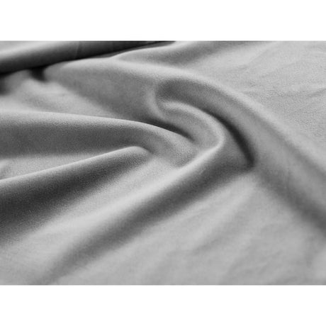 Asti Bett mit Kopfteil und Stauraum, aus Samt (Ma2239) in Hellgrau, 90x200 cm von Cosmopolitan Design – Bild 6