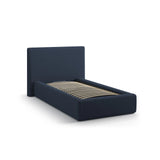 Asti Bett mit Kopfteil und Stauraum, aus Strukturierter Stoff (Mol79) in Königsblau, 90x200 cm von Cosmopolitan Design – Bild 4