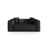 Aveiro 2-Sitzer Sofa aus Chenille in Anthrazit (Eden 21 Black), 180x118x86 cm von Cosmopolitan Design – Bild 1