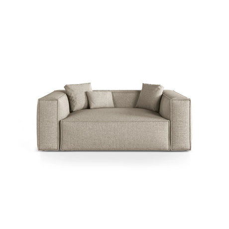 Aveiro 2-Sitzer Sofa aus Chenille in Dunkelbeige (Eden 4 Beige), 180x118x86 cm von Cosmopolitan Design – Bild 1