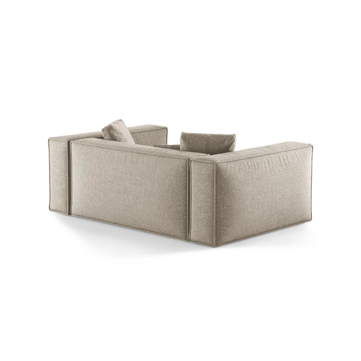 Aveiro 2-Sitzer Sofa aus Chenille in Dunkelbeige (Eden 4 Beige), 180x118x86 cm von Cosmopolitan Design – Bild 3
