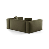 Aveiro 2-Sitzer Sofa aus Chenille in Grün (Eden 12 Olive), 180x118x86 cm von Cosmopolitan Design – Bild 3