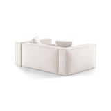 Aveiro 2-Sitzer Sofa aus Chenille in Hellbeige (Eden 2 Pearl), 180x118x86 cm von Cosmopolitan Design – Bild 3