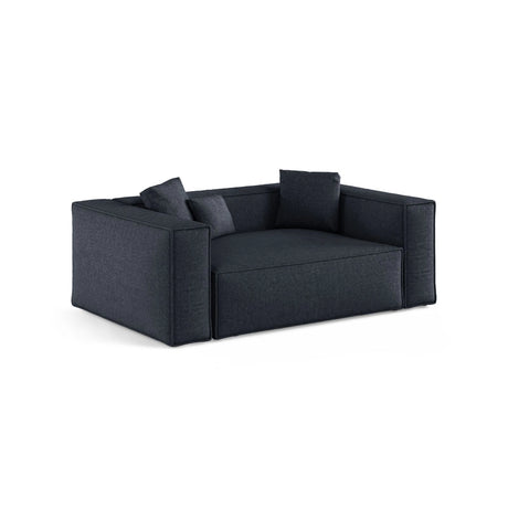 Aveiro 2-Sitzer Sofa aus Chenille in Marineblau (Eden 16 Deep Blue), 180x118x86 cm von Cosmopolitan Design – Bild 2