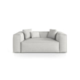 Aveiro 2-Sitzer Sofa aus Chenille in Silber (Eden 17 Silver), 180x118x86 cm von Cosmopolitan Design – Bild 1