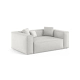 Aveiro 2-Sitzer Sofa aus Chenille in Silber (Eden 17 Silver), 180x118x86 cm von Cosmopolitan Design – Bild 2