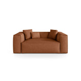 Aveiro 2-Sitzer Sofa aus Chenille in Ziegelstein (Eden 10 Terra), 180x118x86 cm von Cosmopolitan Design – Bild 1