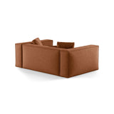 Aveiro 2-Sitzer Sofa aus Chenille in Ziegelstein (Eden 10 Terra), 180x118x86 cm von Cosmopolitan Design – Bild 3