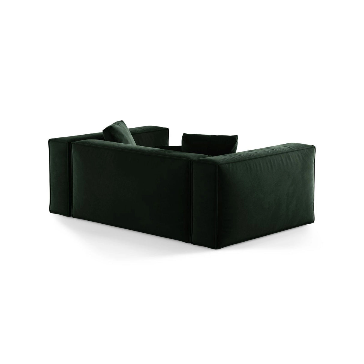 Aveiro 2-Sitzer Sofa aus Samt in Flaschengrün (Casino Deep Green), 180x118x86 cm von Cosmopolitan Design – Bild 3