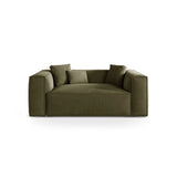 Aveiro 2-Sitzer Sofa aus Samt in Hellgrün (Casino Forest), 180x118x86 cm von Cosmopolitan Design – Bild 1