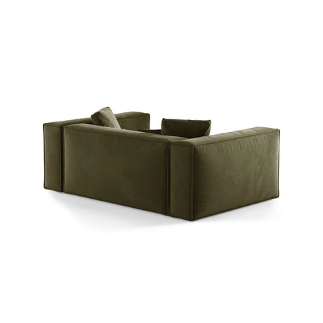 Aveiro 2-Sitzer Sofa aus Samt in Hellgrün (Casino Forest), 180x118x86 cm von Cosmopolitan Design – Bild 3