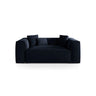 Aveiro 2-Sitzer Sofa aus Samt in Königsblau (Casino Deep Blue), 180x118x86 cm von Cosmopolitan Design – Bild 1