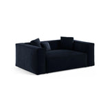 Aveiro 2-Sitzer Sofa aus Samt in Königsblau (Casino Deep Blue), 180x118x86 cm von Cosmopolitan Design – Bild 2