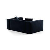 Aveiro 2-Sitzer Sofa aus Samt in Königsblau (Casino Deep Blue), 180x118x86 cm von Cosmopolitan Design – Bild 3