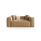 Aveiro 2-Sitzer Sofa aus Samt in Sand (Casino Lion), 180x118x86 cm von Cosmopolitan Design – Bild 1