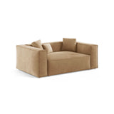 Aveiro 2-Sitzer Sofa aus Samt in Sand (Casino Lion), 180x118x86 cm von Cosmopolitan Design – Bild 2