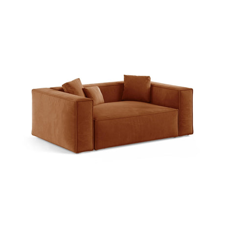 Aveiro 2-Sitzer Sofa aus Samt in Terrakotta (Casino Terracota), 180x118x86 cm von Cosmopolitan Design – Bild 2