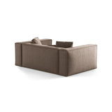 Aveiro 2-Sitzer Sofa aus Strukturierter Stoff in Cappuccino (Liberty 5), 180x118x86 cm von Cosmopolitan Design – Bild 3