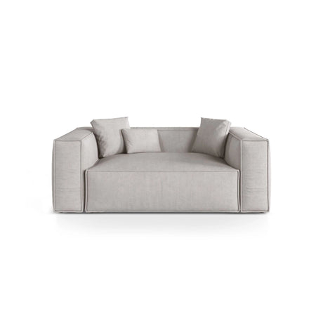 Aveiro 2-Sitzer Sofa aus Strukturierter Stoff in Hellgrau (Liberty 18), 180x118x86 cm von Cosmopolitan Design – Bild 1