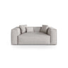 Aveiro 2-Sitzer Sofa aus Strukturierter Stoff in Hellgrau (Liberty 18), 180x118x86 cm von Cosmopolitan Design – Bild 1