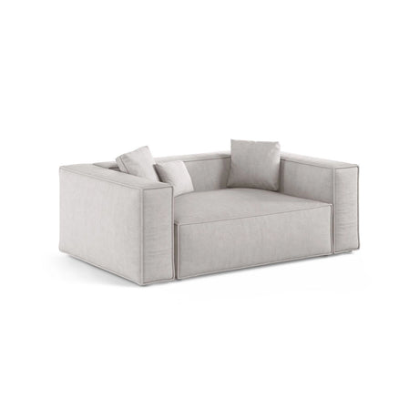 Aveiro 2-Sitzer Sofa aus Strukturierter Stoff in Hellgrau (Liberty 18), 180x118x86 cm von Cosmopolitan Design – Bild 2