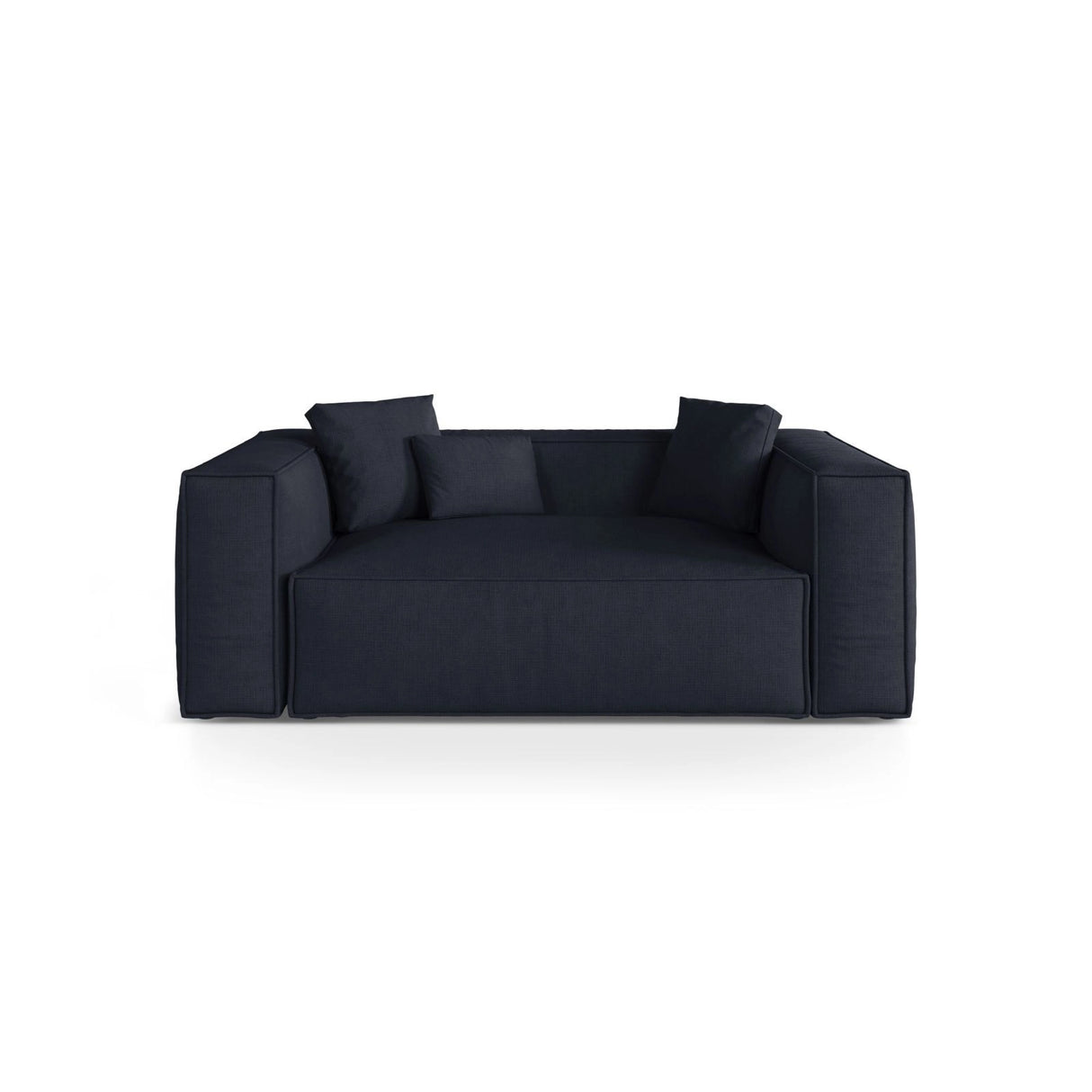 Aveiro 2-Sitzer Sofa aus Strukturierter Stoff in Marineblau (Liberty 15), 180x118x86 cm von Cosmopolitan Design – Bild 1