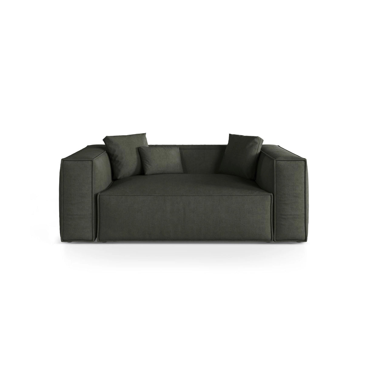Aveiro 2-Sitzer Sofa aus Strukturierter Stoff in Moosgrün (Liberty 12), 180x118x86 cm von Cosmopolitan Design – Bild 1